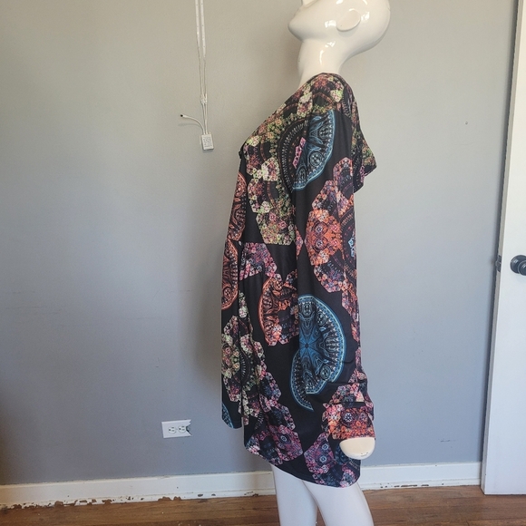 Loveudear Kaleidoscope Print Hoodie Dress, BNWT, Size 2X - Picture 4 of 8